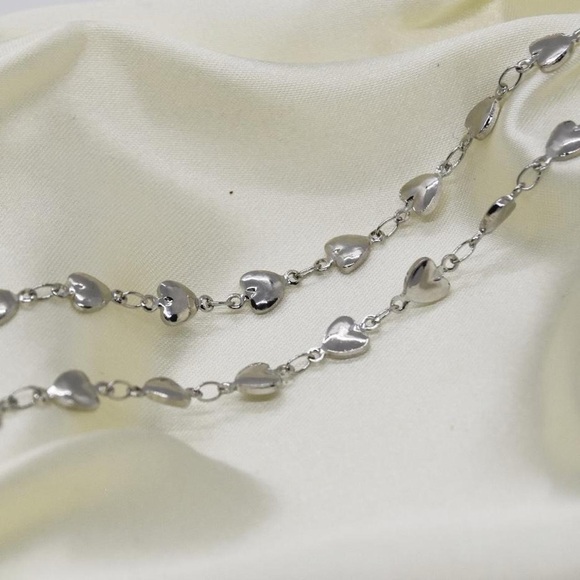 Silver Locket with Heart Chain - Picture 5 of 7